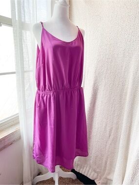 Pink Lily Magenta Spaghetti Strap Dress